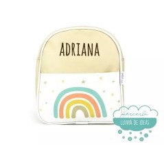 Mochila Arco Iris infantil personalizada