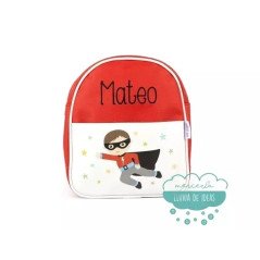 Mochila Superhéroe infantil personalizada