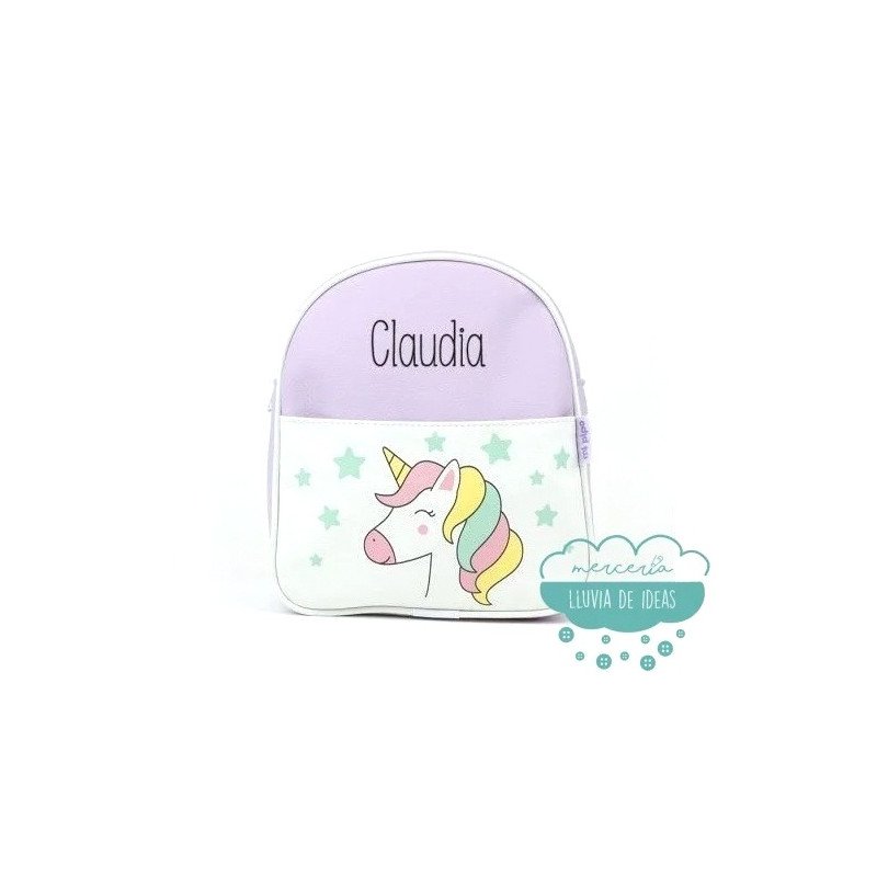 Mochila Unicornio infantil personalizada