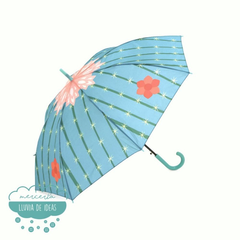 Paraguas automático - con flores