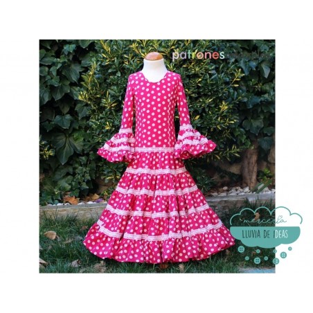 infantiles - Vestido de flamenca canastero para niña AGOTADO TEMPORALMENTE