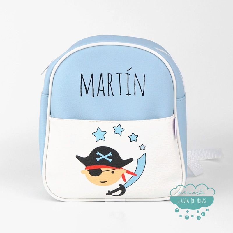 Mochila pirata infantil personalizada